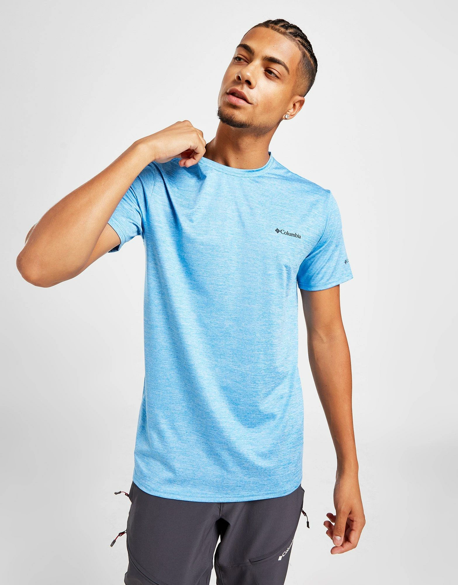 Columbia Assent T-Shirt Herre Blå 3 Columbia Assent T-Shirt Herre Blå