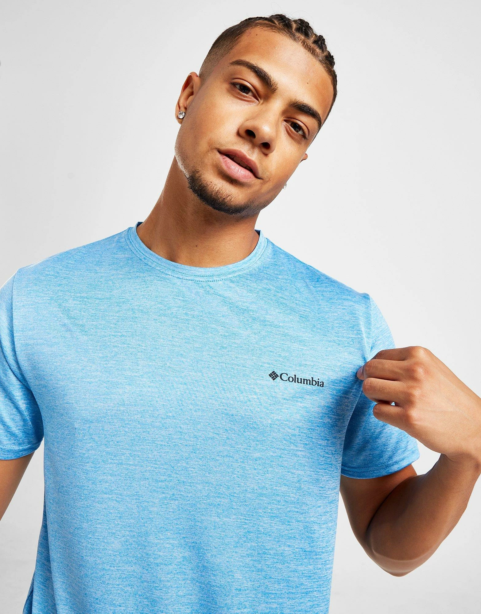 Columbia Assent T-Shirt Herre Blå 4 Columbia Assent T-Shirt Herre Blå - Billede 2