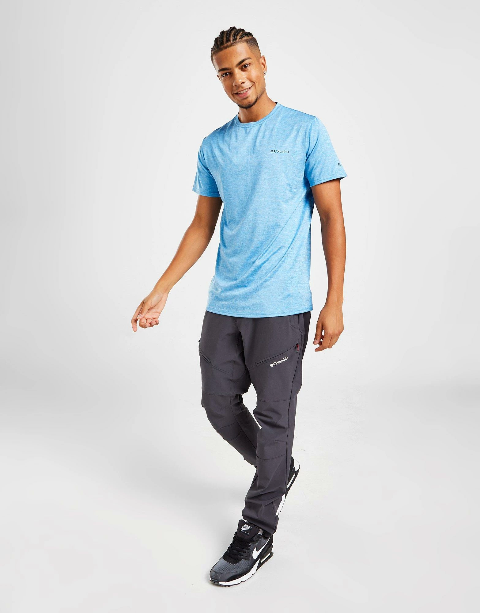 Columbia Assent T-Shirt Herre Blå 7 Columbia Assent T-Shirt Herre Blå - Billede 5