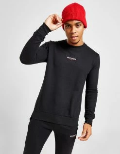 McKenzie Essential Crew Tracksuit Sort -Herretoj Salg jd 609626 b