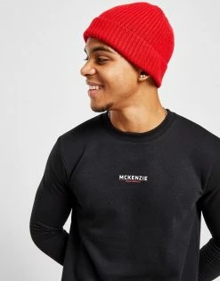 McKenzie Essential Crew Tracksuit Sort -Herretoj Salg jd 609626 f