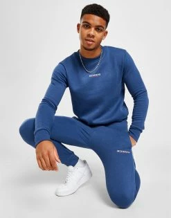 McKenzie Essential Crew Tracksuit Blå