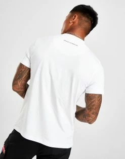 MERCIER Original Badge T-Shirt Hvid -Herretoj Salg jd 611702 b