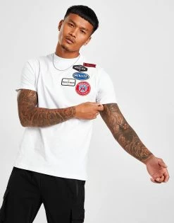 MERCIER Original Badge T-Shirt Hvid -Herretoj Salg jd 611702 d