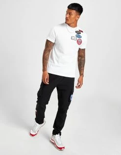 MERCIER Original Badge T-Shirt Hvid -Herretoj Salg jd 611702 f