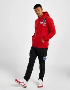 MERCIER Mono Badge Hoodie Rød -Herretoj Salg jd 611705 e