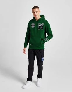 MERCIER Varsity Hoodie Grøn -Herretoj Salg jd 611716 g