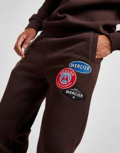 MERCIER Original Badge Joggers Brun -Herretoj Salg jd 611720 f