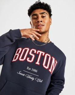 Sonneti Boston Crew Sweatshirt Blå -Herretoj Salg jd 612013 d