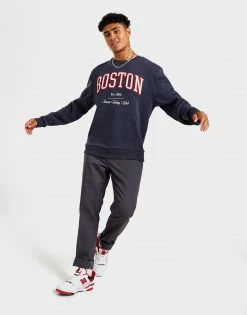 Sonneti Boston Crew Sweatshirt Blå -Herretoj Salg jd 612013 e