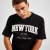 Sonneti New York T-Shirt Sort -Herretoj Salg jd 612015 a