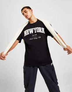 Sonneti New York T-Shirt Sort -Herretoj Salg jd 612015 c