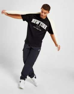 Sonneti New York T-Shirt Sort -Herretoj Salg jd 612015 d