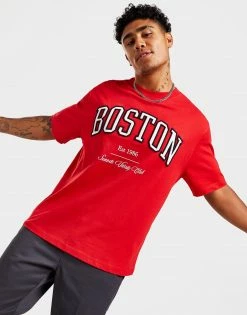 Sonneti Boston T-shirt Rød -Herretoj Salg jd 612016 c