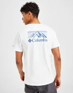 Columbia Mountain T-Shirt Hvid -Herretoj Salg jd 612239 d