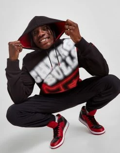 New Era NBA Chicago Bulls Neon Pullover Hoodie Sort