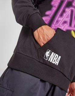 New Era NBA LA Lakers Neon Pullover Hoodie Sort -Herretoj Salg jd 613690 c