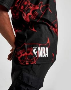 New Era NBA Chicago Bulls All Over Print Neon T-Shirt Sort -Herretoj Salg jd 613693 c