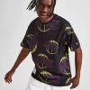 New Era NBA LA Lakers All Over Print Neon T-Shirt Sort -Herretoj Salg jd 613694 a