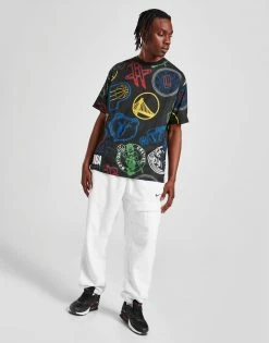 New Era NBA All Over Print Neon T-Shirt Sort -Herretoj Salg jd 613695 f