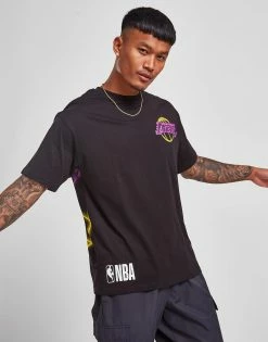 New Era NBA LA Lakers Oversized T-Shirt Sort -Herretoj Salg jd 613699 e