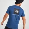 The North Face Back Box Logo T-Shirt Blå