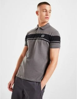 Sergio Tacchini Young Line Polo Shirt Grå -Herretoj Salg jd 619058 c