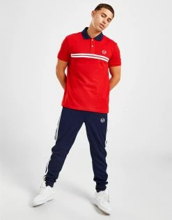 Sergio Tacchini Supermac Polo Shirt Rød -Herretoj Salg jd 619068 e