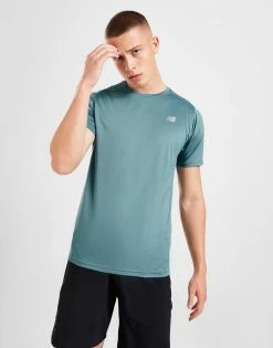 New Balance Accelerate T-Shirt Herre Grøn -Herretoj Salg jd 621971 c