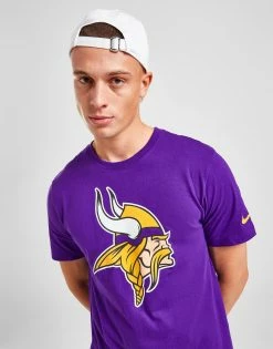Nike NFL Minnesota Vikings Logo T-Shirt Lilla -Herretoj Salg jd 622375 d
