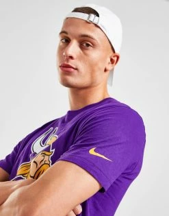 Nike NFL Minnesota Vikings Logo T-Shirt Lilla -Herretoj Salg jd 622375 e