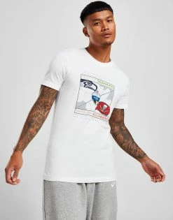 Official Team NFL Tampa Bay Buccaneers Seattle Seahawks T-Shirt Hvid -Herretoj Salg jd 629268 c