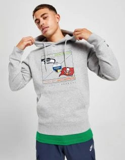 Official Team NFL Buccaneers V Seahawks Graphic Hoodie Grå