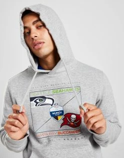 Official Team NFL Buccaneers V Seahawks Graphic Hoodie Grå -Herretoj Salg jd 629270 c