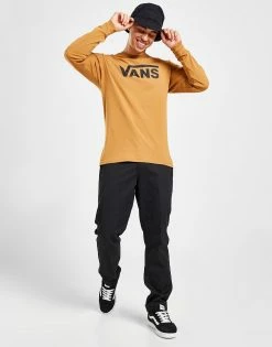 Vans Drop Long Sleeve T-Shirt Brun -Herretoj Salg jd 629290 c