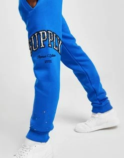 Supply & Demand Team Splatter Joggers Blå -Herretoj Salg jd 632234 d