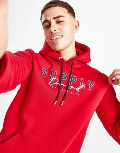 Supply & Demand Pike Tracksuit Rød -Herretoj Salg jd 632292 f