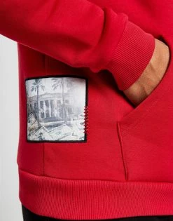 Supply & Demand Dreamer Hoodie Rød -Herretoj Salg jd 632298 e