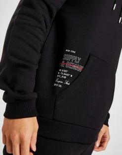 Supply & Demand Hunts Hoodie Sort -Herretoj Salg jd 632299 c