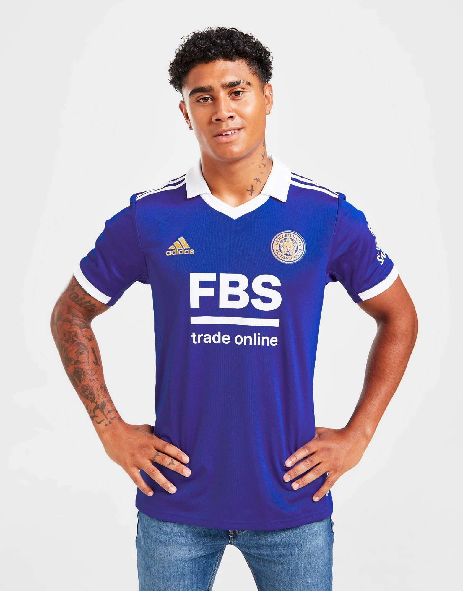 Adidas Leicester City FC 2022/23 Home Shirt Blå 3 Adidas Leicester City FC 2022/23 Home Shirt Blå