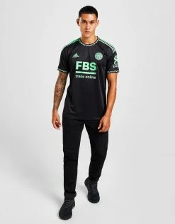 Adidas Leicester City FC 2022 Away Shirt Sort -Herretoj Salg jd 633648 e