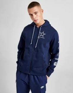 Nike NFL Dallas Cowboys Full Zip Hoodie Blå -Herretoj Salg jd 644865 c