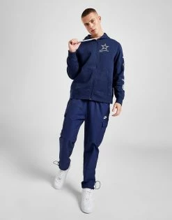 Nike NFL Dallas Cowboys Full Zip Hoodie Blå -Herretoj Salg jd 644865 e