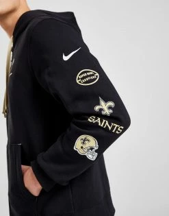 Nike NFL New Orleans Saints Full Zip Hoodie Sort -Herretoj Salg jd 644878 c