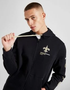 Nike NFL New Orleans Saints Full Zip Hoodie Sort -Herretoj Salg jd 644878 d