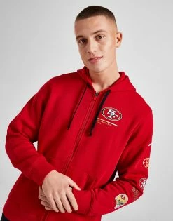 Nike NFL San Francisco 49ers Full Zip Hoodie Rød -Herretoj Salg jd 644880 c