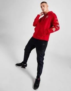 Nike NFL San Francisco 49ers Full Zip Hoodie Rød -Herretoj Salg jd 644880 e