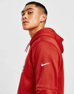 Nike NFL Kansas City Chiefs Therma Hoodie Rød -Herretoj Salg jd 644912 b