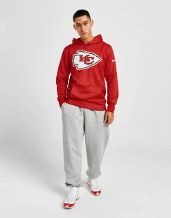Nike NFL Kansas City Chiefs Therma Hoodie Rød -Herretoj Salg jd 644912 c