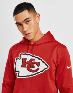 Nike NFL Kansas City Chiefs Therma Hoodie Rød -Herretoj Salg jd 644912 e